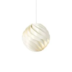 Turbo Pendant By Gubi -Home Furnishings Shop 10110907 FRT Turbo Pendant 6 Alabaster White Glossy On