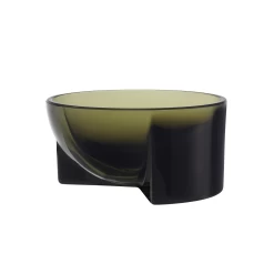 Kuru Glass Bowls By Philippe Malouin For Iittala -Home Furnishings Shop 1051545 Kuru interior bowl 130x60mm moss green