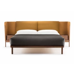 Dubois Bed Low Headboard With Tables By Luca Nichetto
