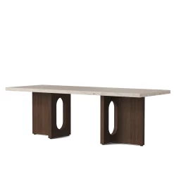 Androgyne Lounge Table (Stone) By Menu -Home Furnishings Shop 1184819 Androgyne Lounge Table Dark Stained Oak Kunis Bressia Angle