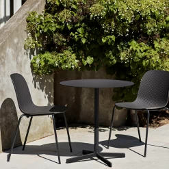 Neu Table Round By Hay -Home Furnishings Shop 13Eightysoftblack NeuTableRoundcharcoal