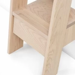 Ladder Bookcase By Autoban -Home Furnishings Shop 217MLadderBookcasebyAutobaninwhiteoiledash detail2 whitebkgrnd