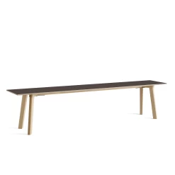 Copenhague Deux CPH 215 Bench By Hay -Home Furnishings Shop 2574751209000 CPHDeux215BenchL200xW35xH45stonegreylaminate beechuntreatedrawplywoodedgebase