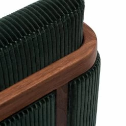 Throne Breakfast Stool With Upholstery By Autoban -Home Furnishings Shop 271PThroneBreakfastBarstoolwithUpholsterybyAutobanforDeLaEspadainDanishoiledwalnutandPhlox983 detail1 whitebkgrnd