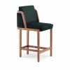 Throne Breakfast Stool With Upholstery By Autoban 2 Throne Breakfast Stool With Upholstery By Autoban -Home Furnishings Shop 271PThroneBreakfastBarstoolwithUpholsterybyAutobanforDeLaEspadainDanishoiledwalnutandPhlox983 whitebkgrnd