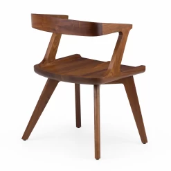 Colombo Dining Armchair By Matthew Hilton 9 Colombo Dining Armchair By Matthew Hilton -Home Furnishings Shop 343ColomboDiningArmchairbyMatthewHiltoninDanishoiledwalnut back whitebkgrnd