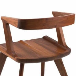 Colombo Dining Armchair By Matthew Hilton 11 Colombo Dining Armchair By Matthew Hilton -Home Furnishings Shop 343ColomboDiningArmchairbyMatthewHiltoninDanishoiledwalnut detail5 whitebkgrnd