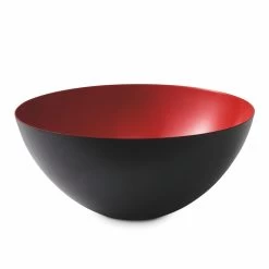 Krenit Bowl Medium Ø16cm By Normann Copenhagen -Home Furnishings Shop 352510 Krenit Bowl Red O16 TrueToSize