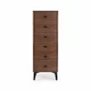 McQueen Tall Chest By Matthew Hilton 1 McQueen Tall Chest By Matthew Hilton -Home Furnishings Shop 369McQueenTallChestbyMatthewHiltoninDanishoiledwalnut front whitebkgrnd
