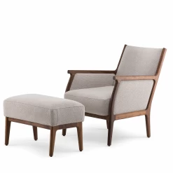 Mira Ottoman By Matthew Hilton 7 Mira Ottoman By Matthew Hilton -Home Furnishings Shop 389MiraLoungeChairbyMatthewHiltoninwalnutandfabricwith389OMiraOttoman whitebkgrnd