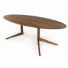 Light Oval Table By Matthew Hilton -Home Furnishings Shop 394FLightOvalTablebyMatthewHiltoninwalnut whitebkgrnd