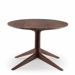 Light Oval Table By Matthew Hilton -Home Furnishings Shop 394FMLightOvalTablebyMatthewHiltoninwalnut side whitebkgrnd