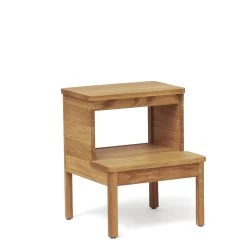 A Line Stepstool By Form And Refine -Home Furnishings Shop 3FormandRefine A Line Step Stool Oak perspective