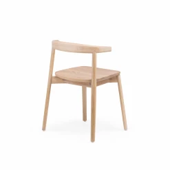 Ando Chair By De La Espada -Home Furnishings Shop 410AndoChairbyMatthewHiltoninwhiteoiledoak back whitebkgrnd