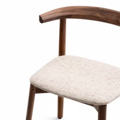 Ando Chair - Upholstered By De La Espada -Home Furnishings Shop 410SUpholsteredAndoChairbyMatthewHiltonforDeLaEspadainDanishoiledwalnutandSonar3113fabric detail4 whitebkgrnd