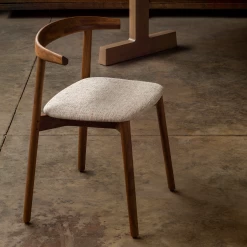 Ando Chair - Upholstered By De La Espada -Home Furnishings Shop 410SUpholsteredAndoChairbyMatthewHiltonforDeLaEspadawith405FMRefectoryFixedTable photobyCarlosTeixeira