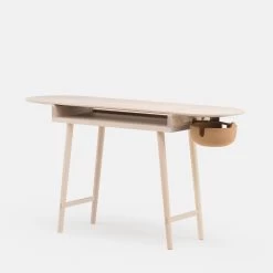 Companions Desk By Ilse Crawford -Home Furnishings Shop 454R Companions Writing Desk by Studioilse in white oiled ash closed