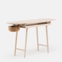 Companions Desk By Ilse Crawford -Home Furnishings Shop 454R Companions Writing Desk by Studioilse in white oiled ash closed back