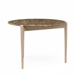 Sidekicks Small Dining Table Terrazzo By Ilse Crawford -Home Furnishings Shop 458MSidekicksSmallDiningTablebyStudioilseinoxidisedoakandcastanhoterrazzo 2