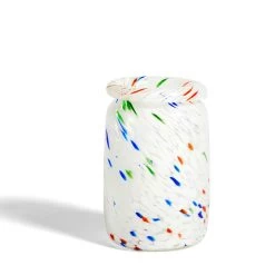 Splash Vase White Dot By Hay