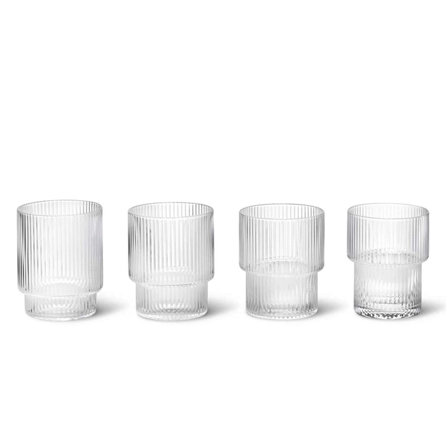 Ripple Glasses By Ferm Living 3 Ripple Glasses By Ferm Living