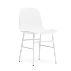 Form Chair With Steel Base By Normann Copenhagen -Home Furnishings Shop 602810 Form Chair White 1