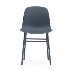 Form Chair With Steel Base By Normann Copenhagen -Home Furnishings Shop 602813 Form Chair Blue 2