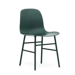 Form Chair With Steel Base By Normann Copenhagen -Home Furnishings Shop 602814 Form Chair Green 1