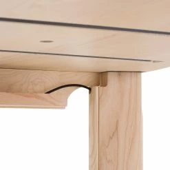 Twenty-Five Work Table By De La Espada Atelier -Home Furnishings Shop 683FTwenty FiveWorkTablebyDeLaEspadaAtelierinwhiteoiledash detail8 whitebkgrnd