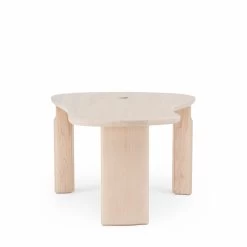 Twenty-Five Work Table By De La Espada Atelier -Home Furnishings Shop 683FTwenty FiveWorkTablebyDeLaEspadaAtelierinwhiteoiledash side whitebkgrnd