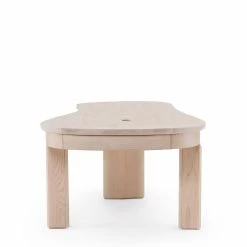 Twenty-Five Desk With Drawer By De La Espada Atelier -Home Furnishings Shop 683QTwenty FiveDeskwithDrawerbyDeLaEspadaAtelierinwhiteoiledash sidewhitebkgrnd