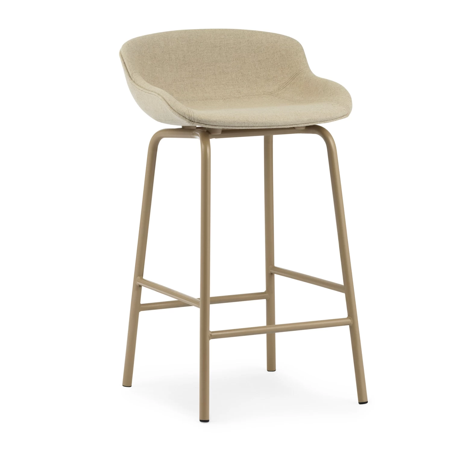 Hyg Barstool Upholstered With Steel Base By Normann Copenhagen 4 Hyg Barstool Upholstered With Steel Base By Normann Copenhagen - Image 2