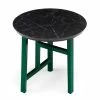 Trio Side Table Marble By Neri & Hu -Home Furnishings Shop 754SMTrioSideTablebyNeri HuinForestpaintedashandBlackMarquinaMarble 4 whitebkgrnd