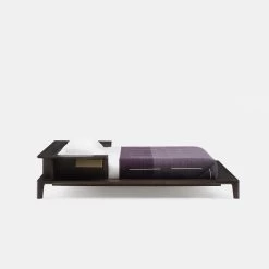 Platform Bed By Neri & Hu -Home Furnishings Shop 758 Platform Bed by Neri Hu in brown stained ash