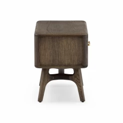 Solo Bedside Chest By Neri & Hu For De La Espada -Home Furnishings Shop 786SoloBedsideChestbyNeri Huinblackoiledash side whitebkgrnd