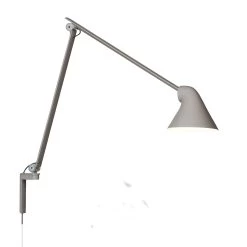 NJP Long Wall Lamp By Nendo For Louis Poulsen -Home Furnishings Shop 91679 5 2 04 NJP Wall long short Light Alu Grey long