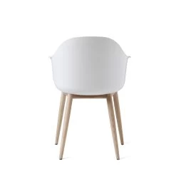 Harbour Chair Unupholstered With Wood Base By Menu -Home Furnishings Shop 9362000 HarbourChair White Natural Oak Base Pack Back