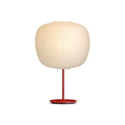 Common Table Lamp By Hay -Home Furnishings Shop 9452113009000 CommonTablelampbasesignalredsteelstemandsignalredbase Peachshadeon