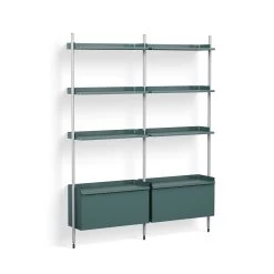 Pier System Combination 132 - 2 Columns By Hay 15 Pier System Combination 132 - 2 Columns By Hay -Home Furnishings Shop 946960 PierSystem132PSbluepowdercoatedsteelclearanodisedaluprofiles