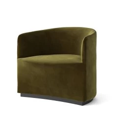 Tearoom Lounge Chair By Menu 14 Tearoom Lounge Chair By Menu -Home Furnishings Shop 9605001 003K01ZZ Tearoom Lounge Chair City Velvet CA 7832 031 Black Angle