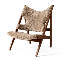 Knitting Chair In Sheepskin By Menu