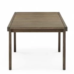 Home Furnishings Shop -Home Furnishings Shop 98.6 FOutdoorDiningTablebyNeri HuinblackoiledEuropeanoak side whitebkgrnd