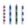 Stripe Candle Sets By Hay 2 Stripe Candle Sets By Hay -Home Furnishings Shop AA901 B620 StripeCandleSetof4blues