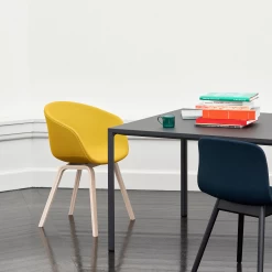 AAC 23 By Hay -Home Furnishings Shop AAC23SteelcutTrio446wblacqueroakbase NewOrderTableblack