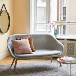 AAL Sofa By Hay -Home Furnishings Shop AALSofaHallingdal116oakbase Peasmediumgrey TulouCoffeeTableoffwhite