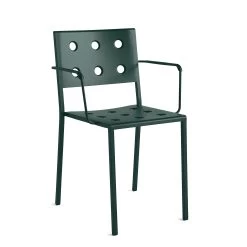Balcony Dining Armchair By Ronan And Erwan Bouroullec For Hay -Home Furnishings Shop AB824 B487 BalconyDiningArmchairdarkforestpowdercoatedsteel
