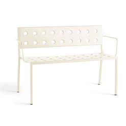 Balcony Dining Bench By Ronan And Erwan Bouroullec For Hay 29 Balcony Dining Bench By Ronan And Erwan Bouroullec For Hay -Home Furnishings Shop AB826 B680 AH20 BalconyDiningBenchw.armchalkbeigepowdercoatedsteel