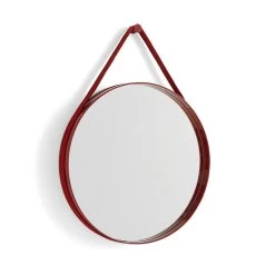Strap Mirror No 2 By Hay 20 Strap Mirror No 2 By Hay -Home Furnishings Shop AC456 A606 AB27 StrapMirrorNo.2dia50red