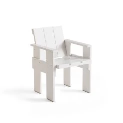 Crate Dining Chair By Rietveld Originals X HAY -Home Furnishings Shop AD119 C944 CrateDiningChairwhitewblacquerpinewood