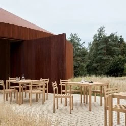 AH901 / AH902 Outdoor Dining Tables By Alfred Homann -Home Furnishings Shop AH502 AH501 AH902 teak untreated detail f6461976 0d6c 42bc 8ff7 fef2d4629578